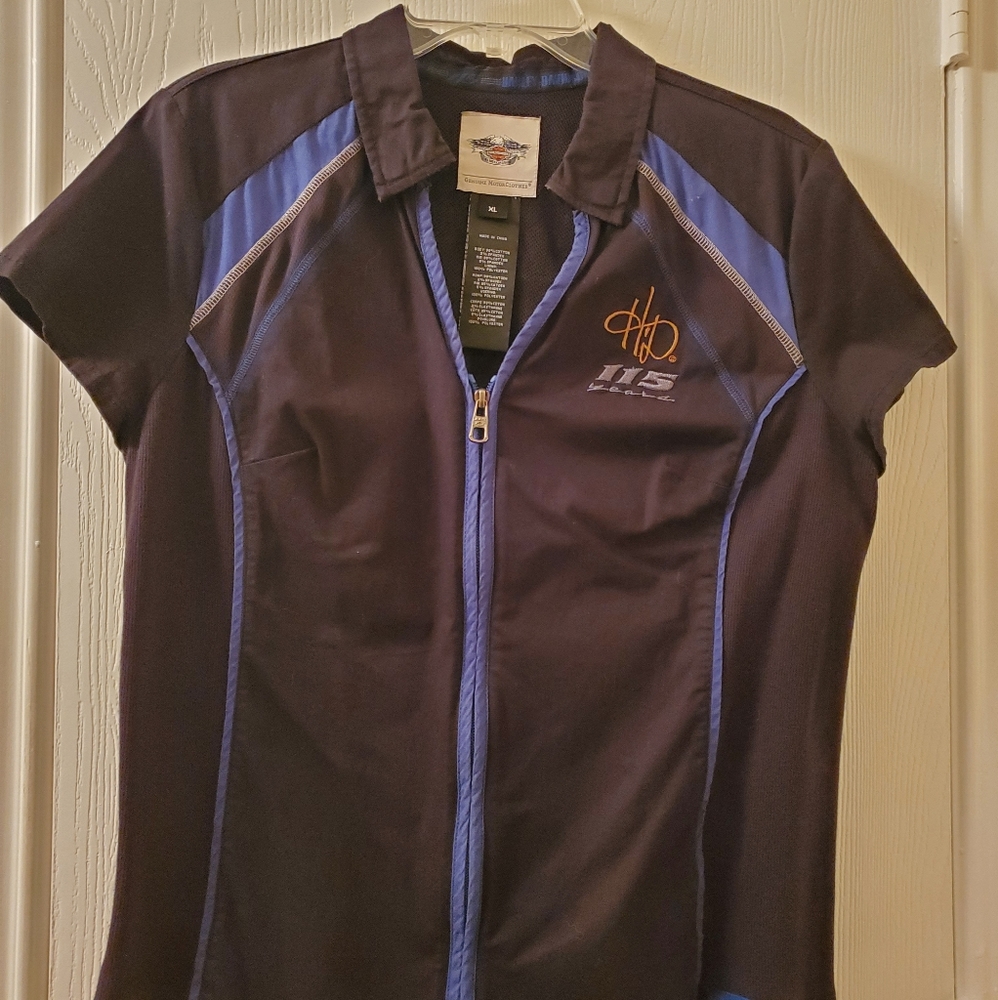 Harley Davidson Zip Up 115 Anniversary Shirt
